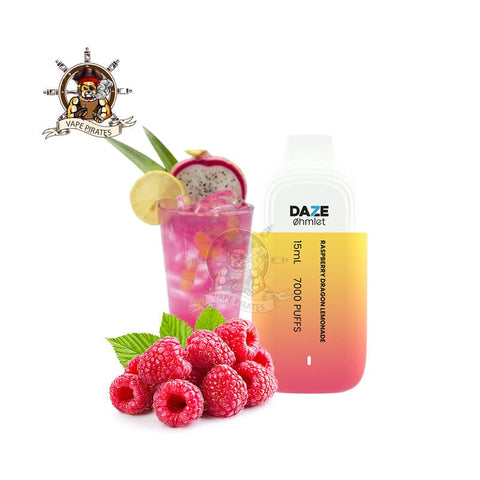7 Daze Disposable Vape Raspberry Dragon Lemonade 7 Daze Ohmlet Disposable Vape (5%, 7000 Puffs)