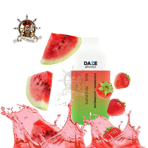7 Daze Disposable Vape Strawberry Watermelon 7 Daze Ohmlet Disposable Vape (5%, 7000 Puffs)