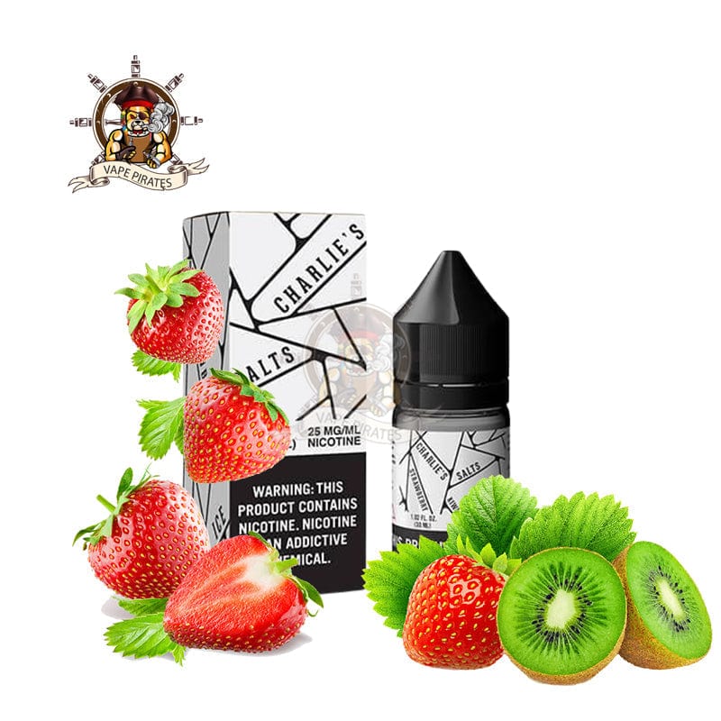 Charlie's Chalk Dust Salts - Strawberry Kiwi Ice - Vape Juice 30ml – Super  V Pirates