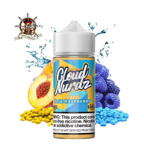 Cloud Nurdz E-liquid Cloud Nurdz - Peach Blue Razz - Vape Juice 100ml