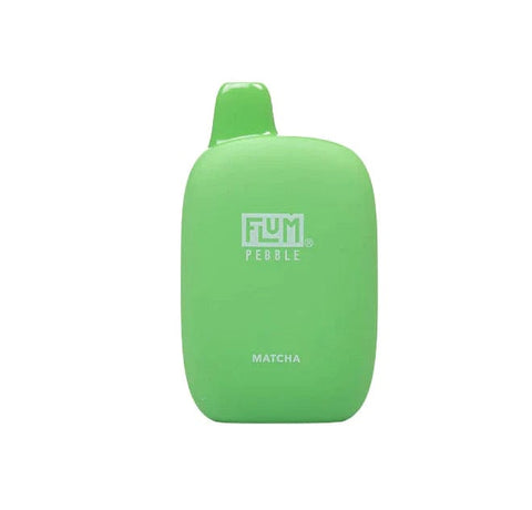 Flum Disposable Vape Matcha ( Green Tea ) Flum Pebble Disposable Vape ( 5% , 6000 Puffs )
