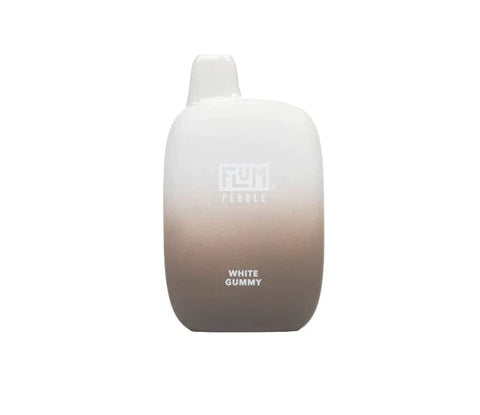 Flum Disposable Vape White Gummy Flum Pebble Disposable Vape ( 5% , 6000 Puffs )
