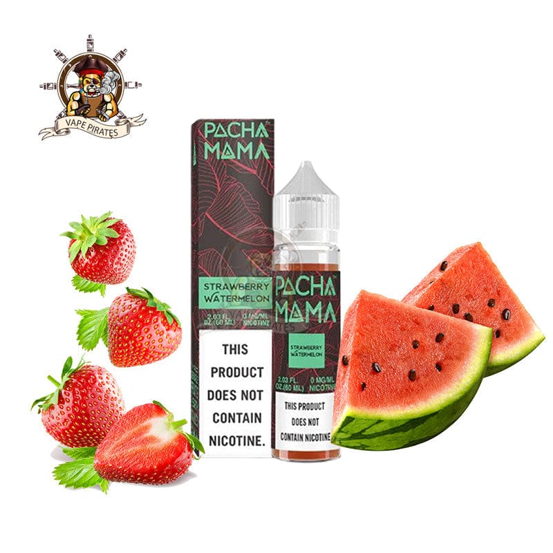 Pachamama E-liquid Pachamama Sub Ohm Salts - Strawberry Watermelon - Vape Juice 60mL
