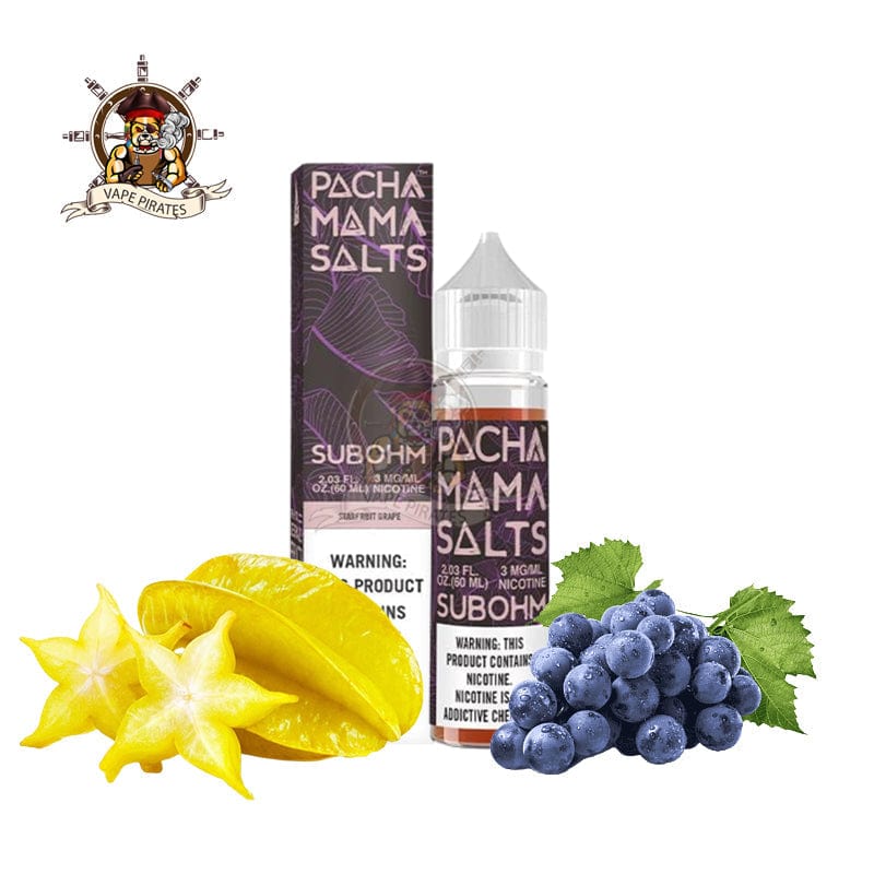 Pachamama E-liquid Pachamama Subohm Salts - Starfruit Grape - Vape Juice 60ml