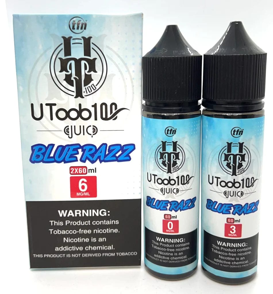 UToob100 E-liquid U TooB 100 Ejuice - Blue Razz - 2x60ML 120ML