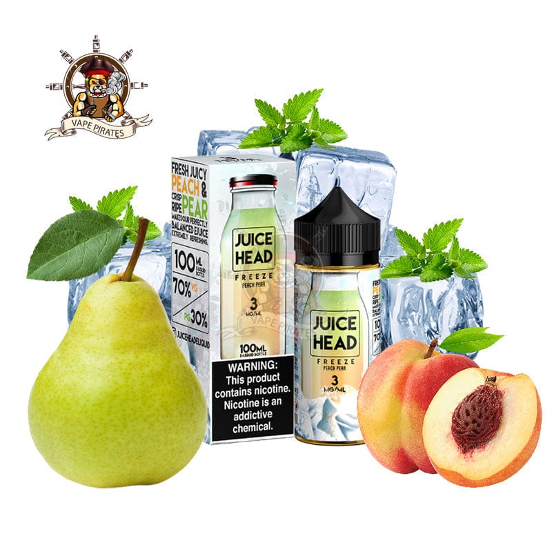 Juice Head E-liquid Juice Head FREEZE - Peach Pear - Vape Juice 100mL