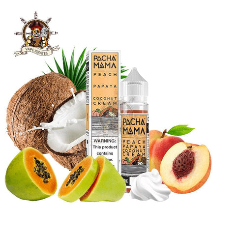 Pachamama E-liquid Pachamama TFN - Peach Papaya Coconut Cream - Vape Juice 60mL