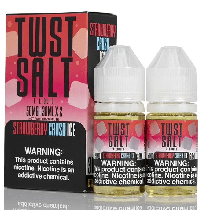 Twist E-Liquids Salt Nicotine Twist Salt - Iced Strawberry Crush - Vape Juice 2x 30ml  60ml